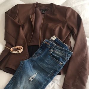 INC leather Jacket